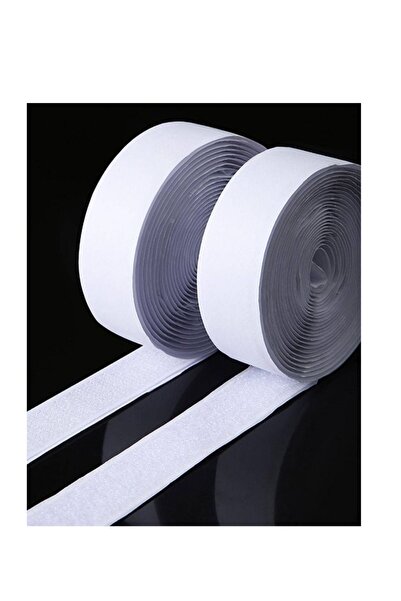 HIZSOY TEKSTİL 2 Çift Cırt Cırtlı Bant - Amerikan Fermuarı - En 3 Cm X 10 Metre