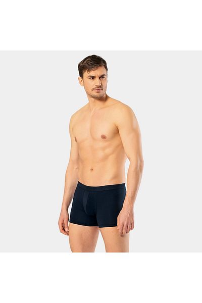 Cacharel Navy Blue Men's Lycra Boxers - 1335 Model