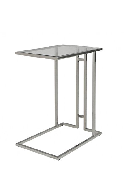 Hitit Dekorasyon Rosa Paslanmaz Metal C Sehpa