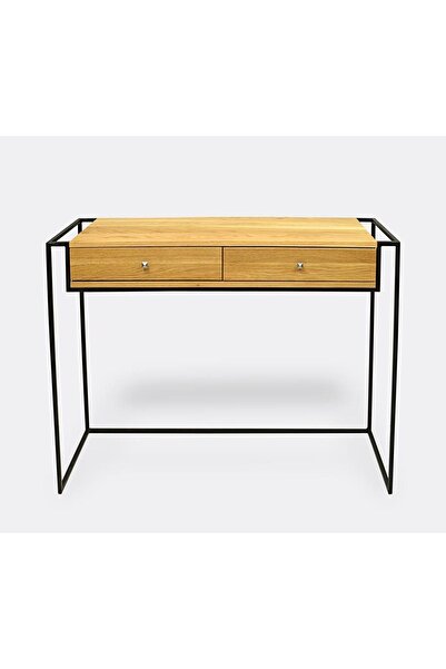 Hitit Dekorasyon Evie Siyah Metal&ahşap Dresuar