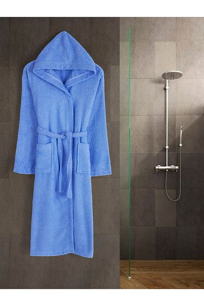 Eymir Home Collection Ανδρικό μπουρνούζι - Hoodie & Curl Design