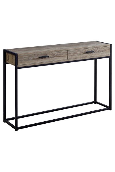 Hitit Dekorasyon Kenzie Siyah Metal&ahşap Dresuar