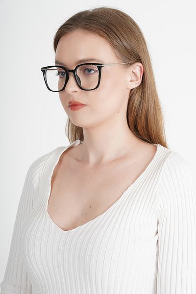 LOOKUP Blue Light Protection Glasses - Anti Blue Light, Changeable Glasses, SQUARE Frame