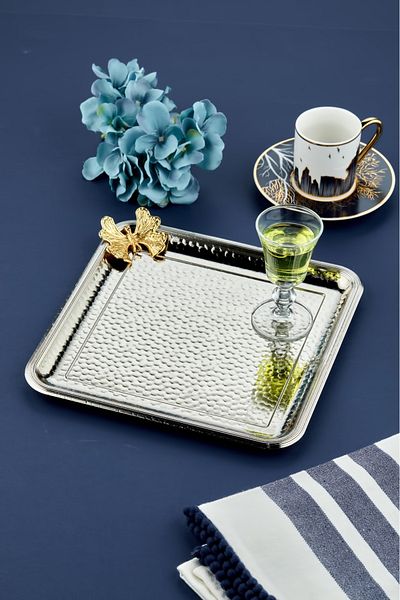 Cooker Luxury Square Stainless Steel Tray - Special Feature