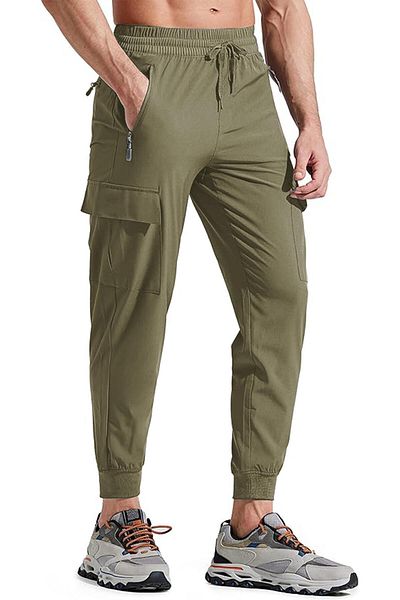 GHASSY CO. Ανδρικό Quich Dry Running Athletic Skinny Leg Joggers ελαφρύ παντελόνι εξωτερικού χώρου