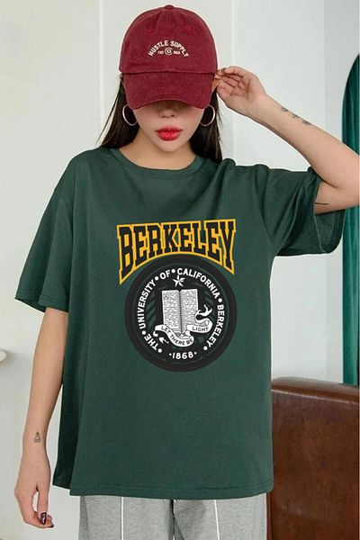 Evomind 1 μπλουζάκι για αγορές 5 και άνω στο καλάθι - Unisex Berkeley Printed Oversize T-shirt