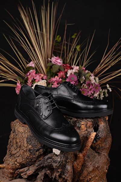 Pierre Cardin Ανδρικό μαύρο γνήσιο δέρμα - 100% καινοτόμο στυλ κλασικά παπούτσια, κομψά και άνετα