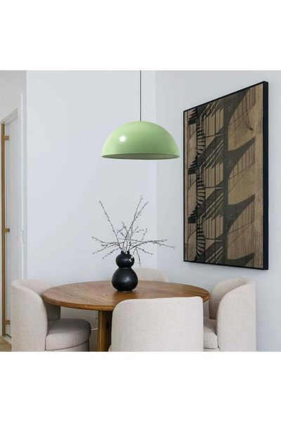 Bamyum Lipeo 50 cm Minzgrün Metal Hängeleuchte