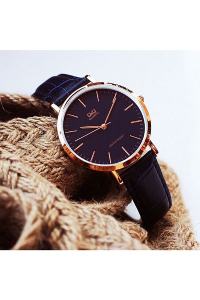 Q&Q Thin Case Classic Model Unisex Wristwatch