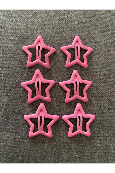 icase Star Hello City - Snap Butterfly Heart Buckle, 3x3 cm, Set of 6 9