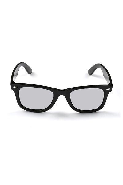 Di Caprio Unisex Gray Square Model Sunglasses - Mirrored