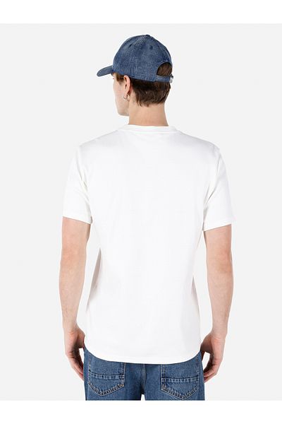 Colin's Tricou alb pentru bărbați - mâneci