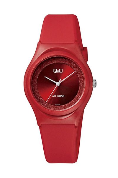 Q&Q Women's Wristwatch with Waterproof Silicone Band