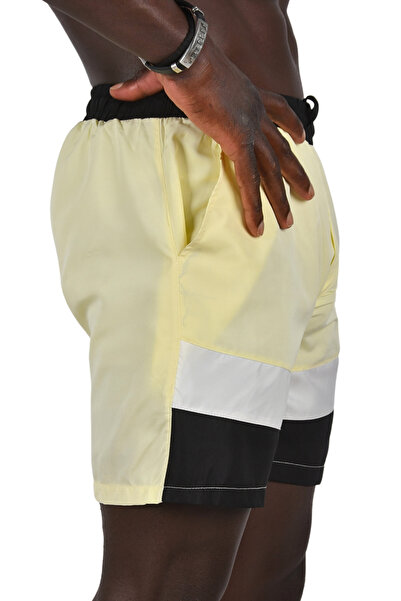 DeepSEA Κίτρινο ανδρικό μαγιό - Λαστιχένια μέση, σπαστό, γρήγορο στέγνωμα, μικρο ύφασμα, εσωτερικό πλέγμα 2403003