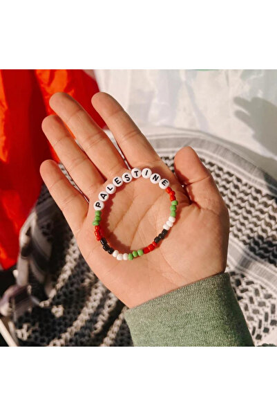 MADEFORYOUU Filistin Boncuk Bileklik / Filistine Destek Bileklik / Gelirin bi...