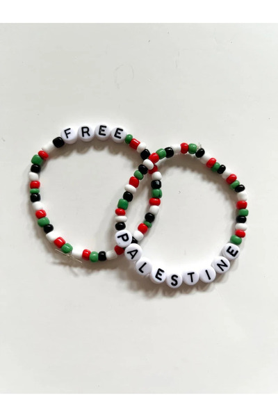 MADEFORYOUU Filistin Boncuk Bileklik / Filistin Destek /  Gelirin bir kısmı b...