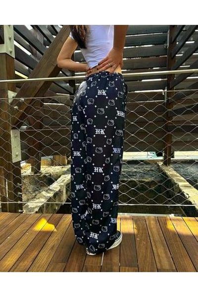Touz Moda Hello Kitty Μαύρο Φούτερ - Loose Cut
