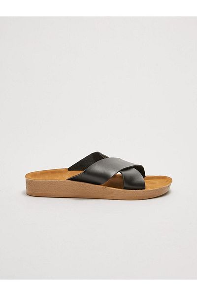 LC Waikiki Γυναικείες παντόφλες LCW STEPS Cross Strap