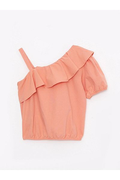 LC Waikiki LCW Kids Basic βαμβακερή μπλούζα για κορίτσια