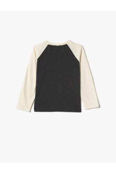 Koton Erkek Bebek Dog Baskılı Uzun Kollu Tişört Pamuklu