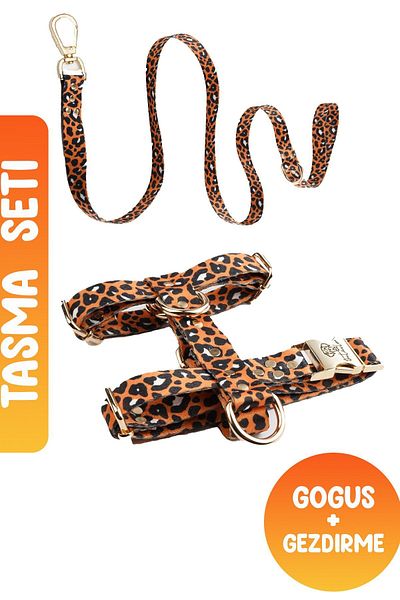 TheTailor Anti-Escape Leash Leo Leash Set Chest Leash and Travel Leash