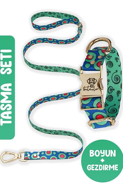 TheTailor Anti-Escape Leash Marla Leash Set Neck Collar and Travel Collar
