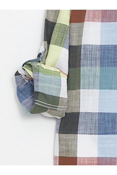 LC Waikiki LCW Kids Ekose Uzun Kollu Erkek Çocuk Gömlek