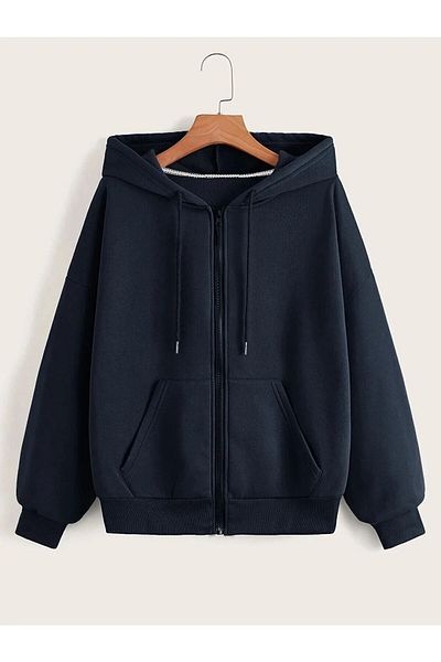 DAXİS Sportwear Company Oversize kapucnis pulóver - 2 részes cipzáras
