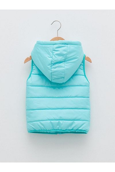 LC Waikiki LCW Kids Hooded Basic Girl's Puffer Vest