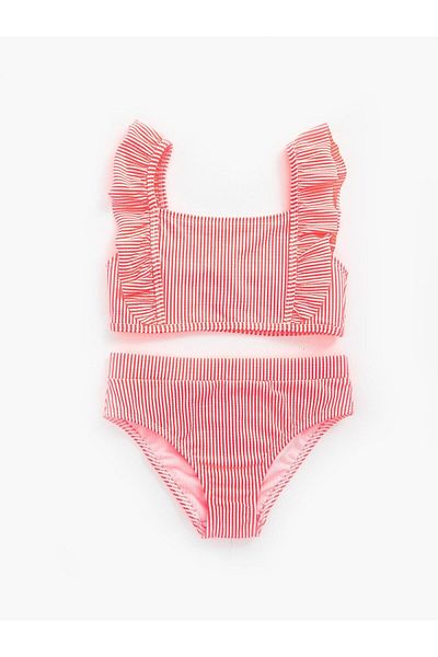 LC Waikiki LCW Παιδικό κοριτσίστικο ριγέ μπικίνι