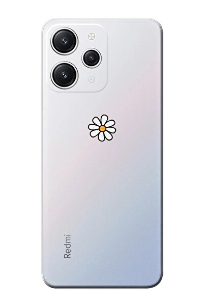 shoptocase Redmi 12 Uyumlu Papatya Desenli Şeffaf Telefon Kılıfı
