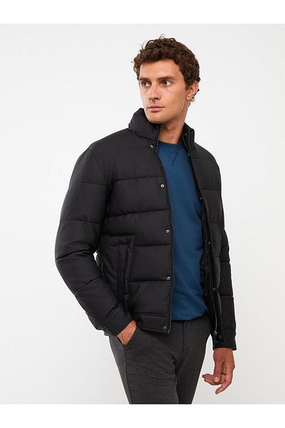 LC Waikiki Ανδρικό παλτό LCWAIKIKI Classic Standard Fit Stand γιακά