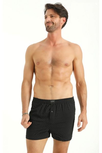 by İGP Comfortable Black Cotton Men's Boxer Briefs