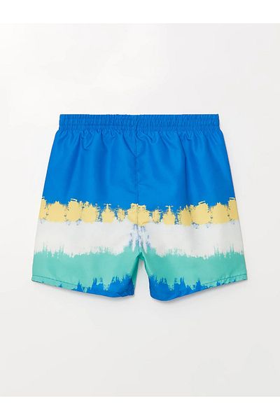 LC Waikiki LCW Baby - Pantaloni scurți de baie imprimați cu talie elastică pentru bebeluși