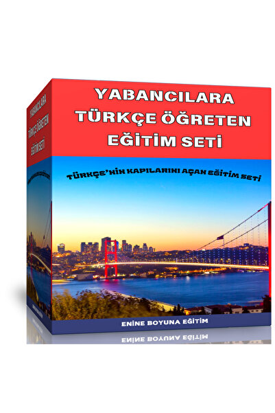 Enine Boyuna Eğitim Foreigners Turkish Teaching Training Set (4 Super Books)