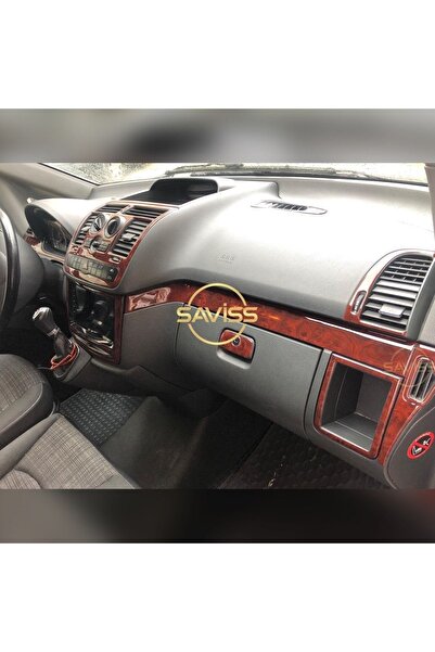 Saviss Mercedes Vito Uyumlu Gül Desenli Maun Full Set,torpido Konsol Kaplama ...