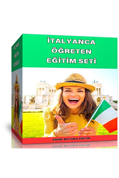 Enine Boyuna Eğitim مجموعة أدوات تعليم اللغة الإيطالية (5 كتب)