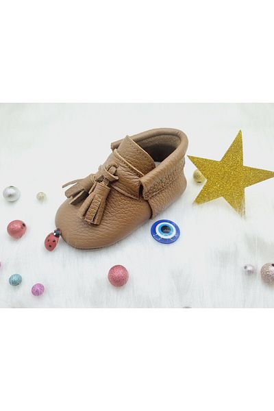 Tiny Genuine Leather Tan Tassel - Comfortable Wear and Anatomical Base Dress