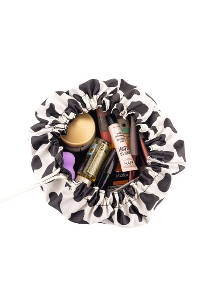 NS reliable حقيبة مكياج برباط - منظم حقيبة مكياج، حقيبة مستحضرات تجميل متعددة...