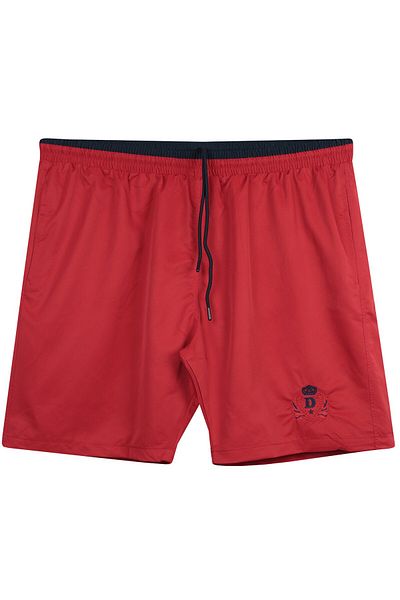 marufshop Ανδρικά σορτς μαγιό μεγάλου μεγέθους - Μεταξύ 115-194 κιλών, Red Decons