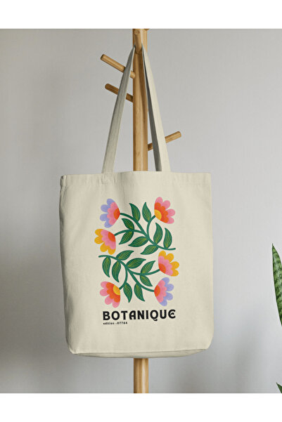 redame Botanical Edition Colorful Flower Patterned Tote Bag