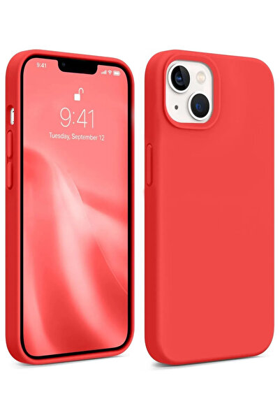 Genel Markalar Iphone 13/14 Uyumlu Içi Kadife Lansman Silikon Kılıf Kapak lüx...