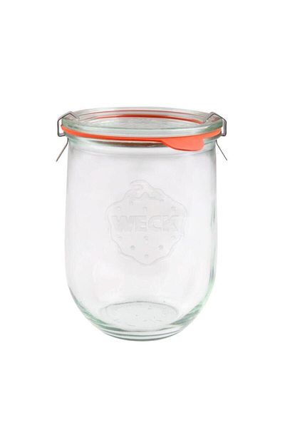 Weck 1062 ml Tulip Glass Storage Jar 2 Pieces Wcktop