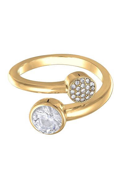 ELLI Kristalle Farbe Silber Ring Wickelring - Damen