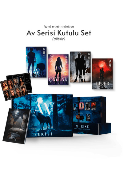 Ephesus Yayınları Av Serisi 4 Kitaplık Hediyeli Özel Kutu / M. Rise / Ephesus...