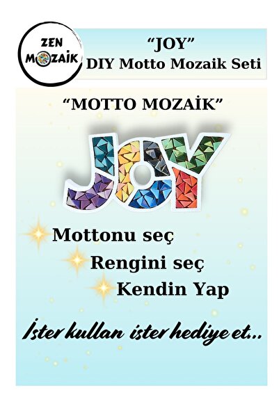 Zen Mozaik Joy Kendin Yap Mozaik Seti  Masaüstünde Ayakta Durabilen Aksesuar ...
