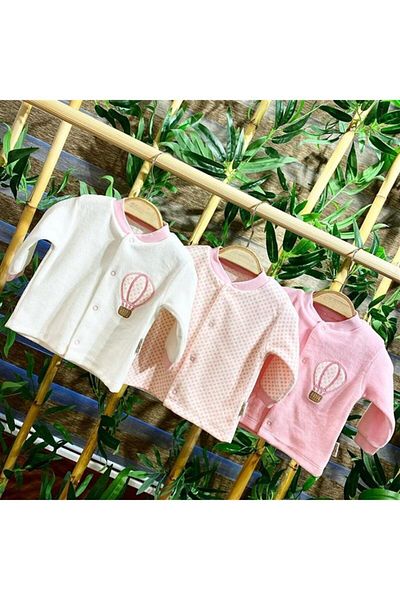PATSAN 3-Piece Velvet Baby Cardigan Set Points