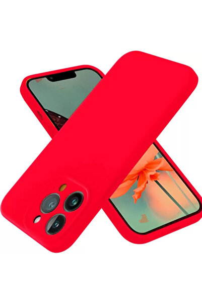 Fibaks Iphone 12 Pro Uyumlu Kılıf Lansman Kadife Kamera Korumalı Yumuşak Silikon