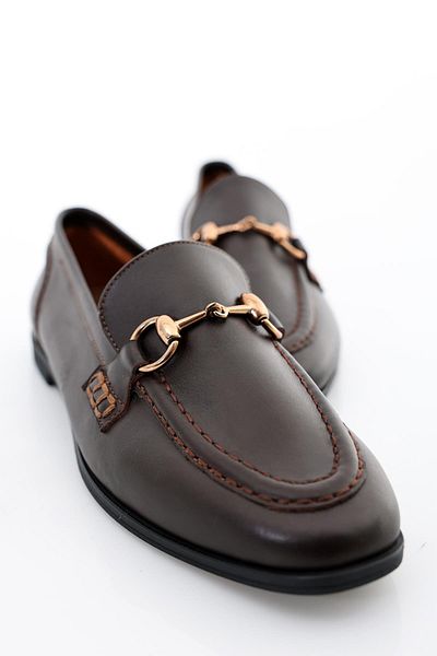 5in1Canpolat Leather Loafer 34306 - Brown