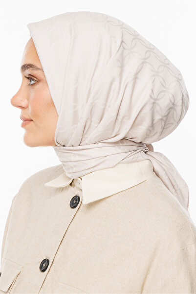 Mooncorn London Patterned Silky Jacquard Scarf